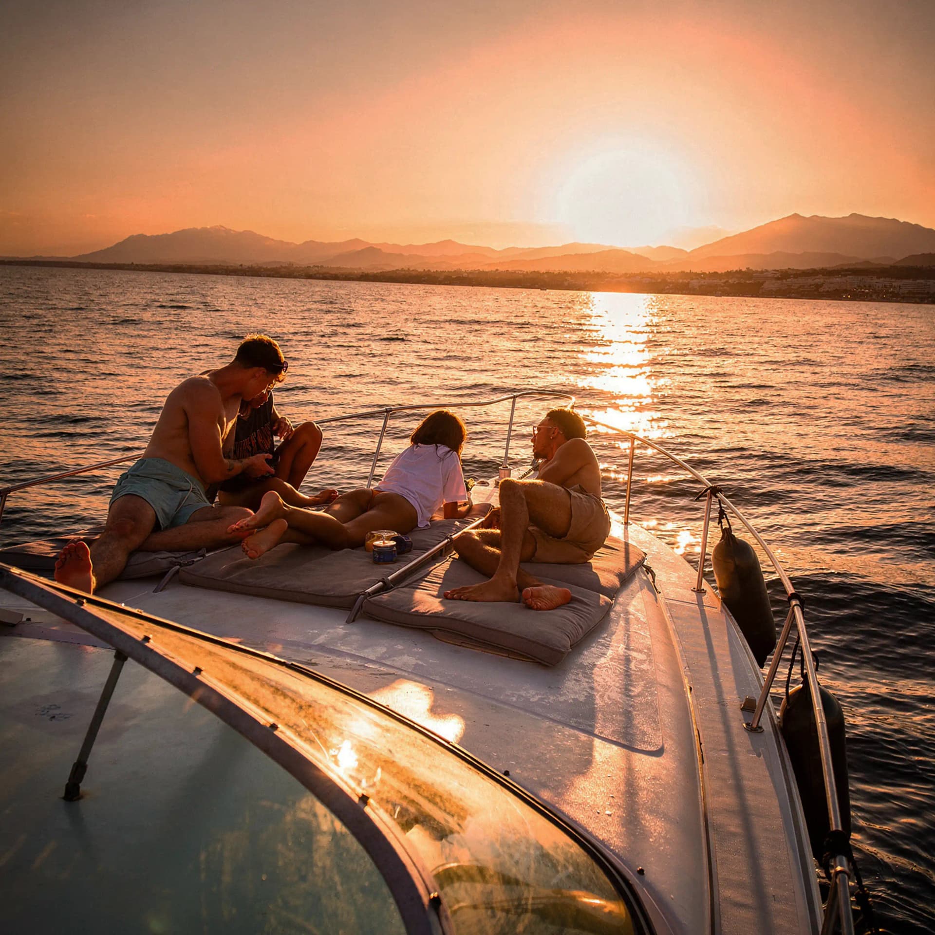 Sunsets from the sea
